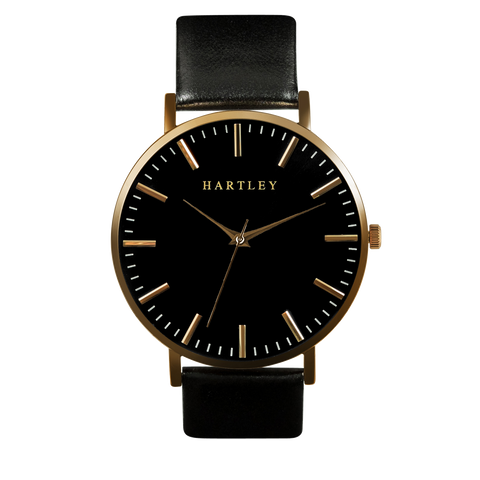 Heritage Gold with Black Leather