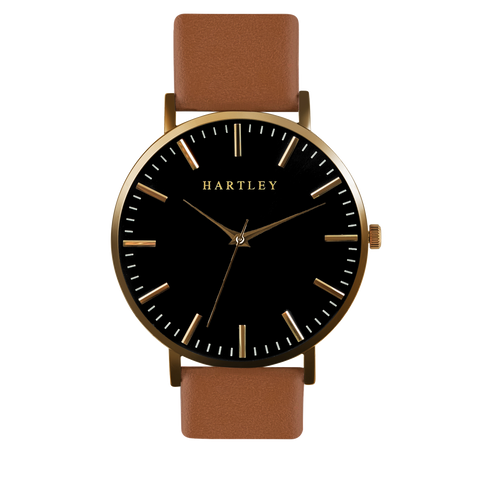 Heritage Gold with Brown Leather