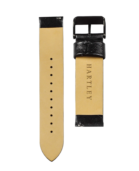 Hartley Black Leather Strap