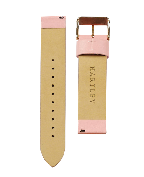 Hartley Pink Leather Strap