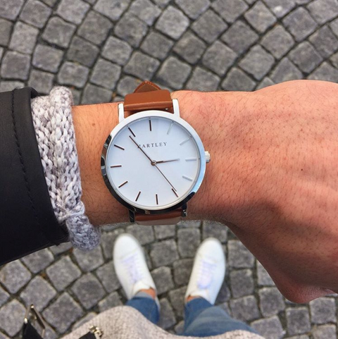 Brown // Silver White