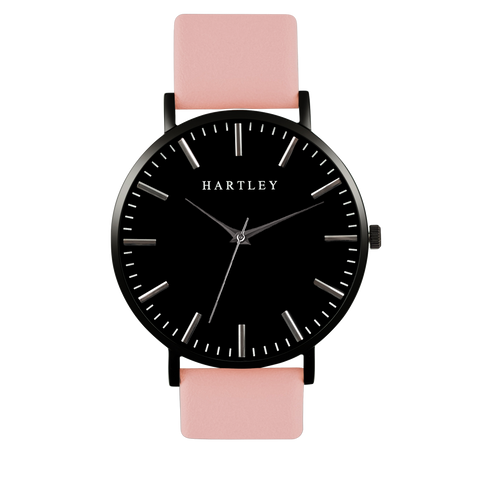 Old Heritage Black Case - Pink Strap