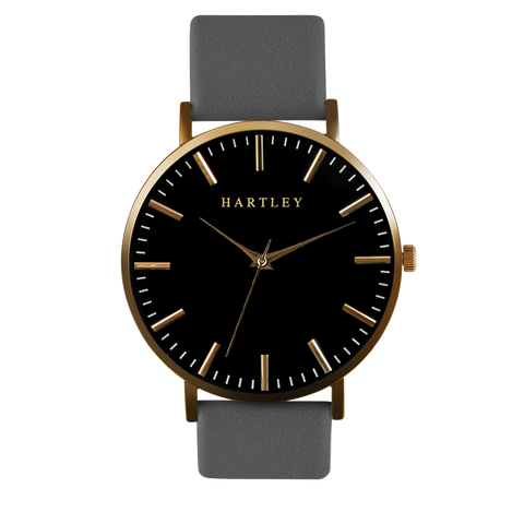 Hartley Original Gold Case - Gray Strap