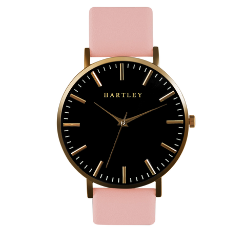 Hartley Original Gold Case - Pink Strap
