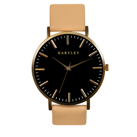 Hartley Original Gold Case - Peach Strap