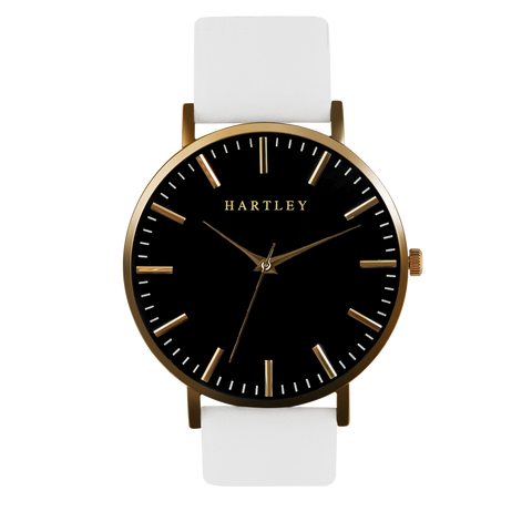 Hartley Original Gold Case - White Strap